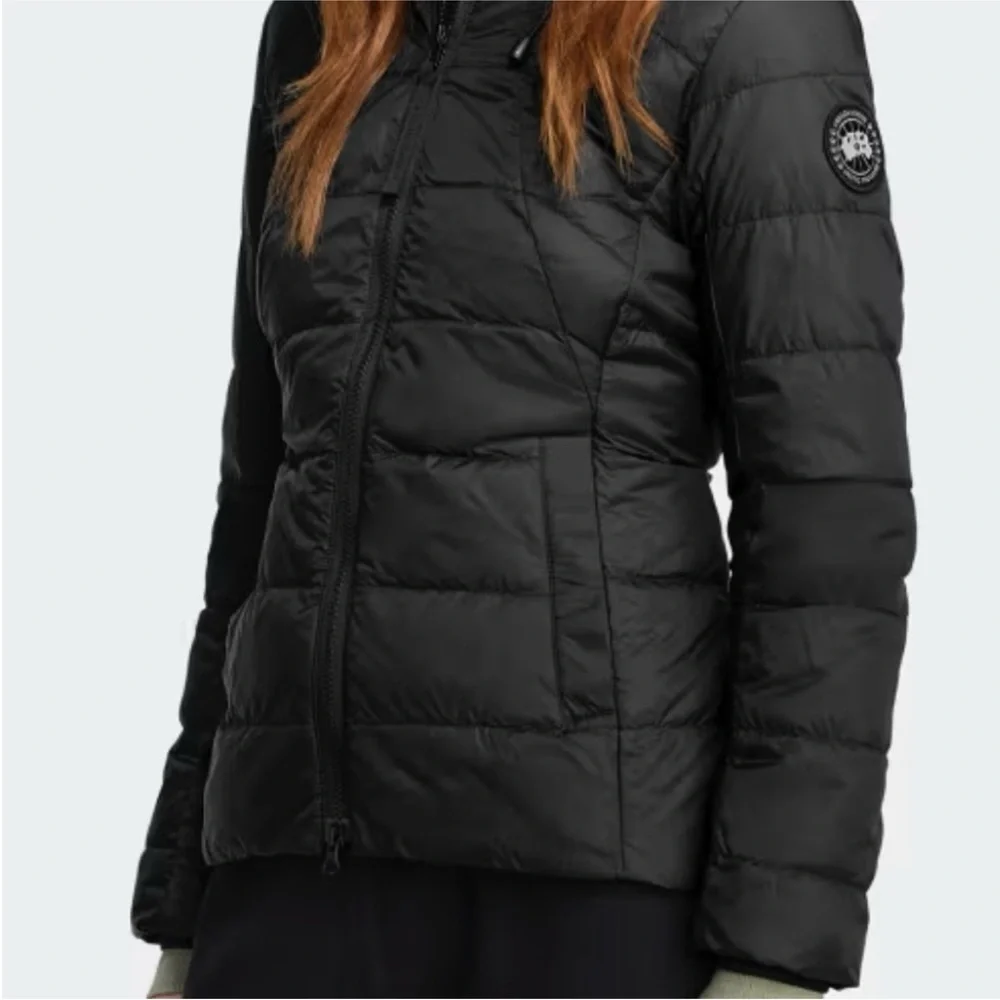 Canada Goose Women’s Abbott  Black Jacket- XL - Picture 2 of 4